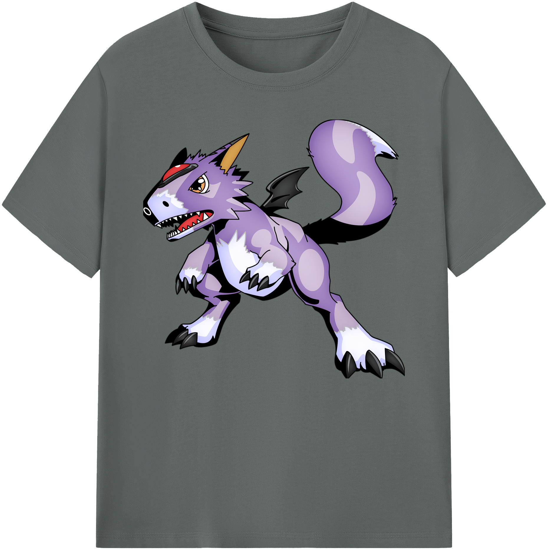 （画像用） Digimon デジタルモンスター/デジモン 綿100％ メンズ半袖Tシャツ｜肌触りやわらか＆通気性